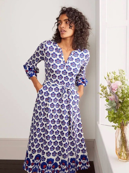 Boden Dresses & Skirts - BODEN Delilah Jersey Midi Dress Size 6 Petite